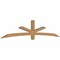 Ekena Millwork Alberta Smooth Timber Gable Bracket, Western Red Cedar, 108"W x 22"H x 3 1/2"D x 3 1/2"F, 5/12 Pitch GBW108X22X0404ALB00SWR - alternate 4